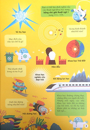 Sách 100 Bí Ẩn Đáng Kinh Ngạc Về Khoa Học (USBORNE - 100 Things To Know About Science)