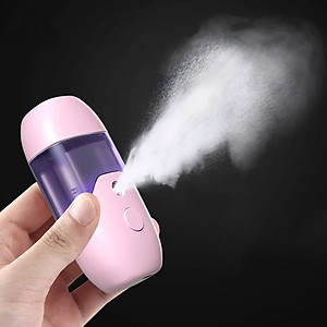 Máy Xông Làm Đẹp Da Mặt Máy xông hơi mặt Máy Xông Tinh Dầu Mặt Mũi Họng Mini Hàng Chính Hãng - Xông Hơi Thảo Dược Tại Nhà - An Toàn Hiệu Quả  (BẬT: BẤM NÚT 2 LẦN)