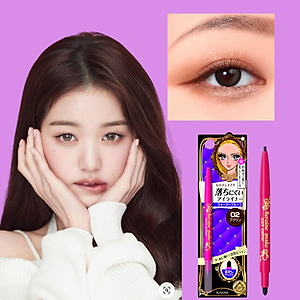 Bút Chì Sáp Kẻ Mí Mắt Không Trôi Nét Vẽ Tự NhiênDạng Xoay Màu Nâu Kissme Heroine Make