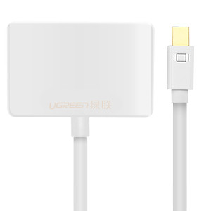 Cáp chuyển miniDP sang HDMI và VGA dài 15CM UGREEN MD108 10427 - Hàng chính hãng