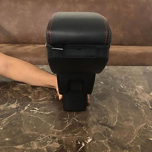 Hộp tỳ tay xe dành cho Honda Brio cao cấp tích hợp cổng sạc USB 