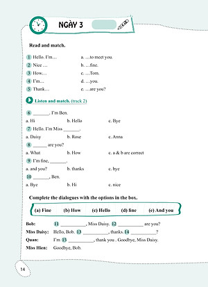 Sách 99 Ngày Em Giỏi Tiếng Anh Lớp 3