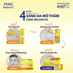 Kem dưỡng trắng dạng gel giúp cải thiện thâm sạm Melano CC Whitening Gel 100g