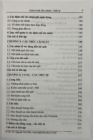 Sách - Giáo TRình Tài Chính - Tiền Tệ 2024