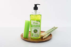 Nước rửa chén OKI Clean Thiên nhiên Tinh dầu Sả Chanh 720g
