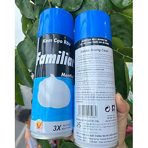 Bọt cạo râu dưỡng ẩm và làm mềm da Familiar 330g