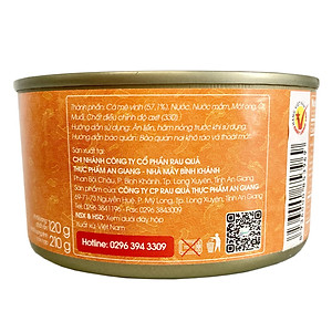 Thùng (06 hộp) Cá Mè Vinh kho lạt (210gr) - Antesco - Cá kho đóng hộp 210 gram, thực phẩm đóng hộp ăn liền (Đặc sản miền tây)