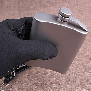 Portable Titanium Hip Flask Liquor Drink Bottle Container Barware 260ml/9 oz