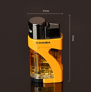 Vỏ Hột Quẹt Bật Lửa Khò 2 Tia  COB-133  Kiểu Dáng Hiện Đại Sang Trọng - Dùng Gas Cao Cấp