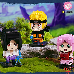 Đồ chơi lắp ráp xếp hình Keeppley - Nhân vật Naruto Sasuke Sakura Kakashi - Dành cho bé trai từ 6 tuổi