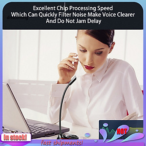 Micro Mini Dùng Cho Máy Tính PC, Laptop Cổng USB Công Nghệ Lọc Tiếng Ồn Cao Cấp AnZ thu âm chất lượng cao hỗ trợ học Online chat videocall Chuyên Nghiệp Live Stream Hát Karaoke Quay Video Ghi Âm Vlog Zoom Skype ĐT Smartphone, Microphone  Hàng Nhập Khẩu