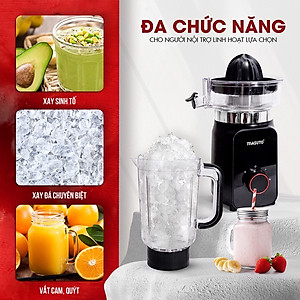 Máy Xay Sinh Tố Kiêm Máy Vắt Cam Masuto 1.25 Lít Công Suất 700 W - Hàng Chính Hãng