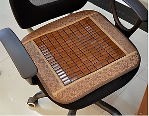 Đệm lót ghế xe hơi, xe máy, văn phòng KG241 bằng trúc cổ điển cao cấp giúp thoáng khí, chống nóng 45X45CM - Hàng chính hãng