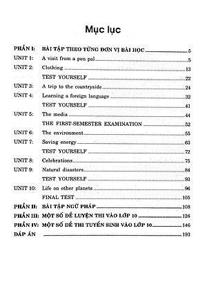 Bài Tập Tiếng Anh Lớp 9 (Có Đáp Án)