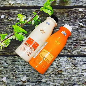 Thuốc Uốn Tóc Thảo Dược Đa Năng( Uốn Nóng & Uốn Lạnh) Enzyme Multi Texture 2x500ml Tặng móc khoá
