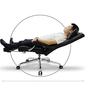 Ghế Giám Đốc Văn Phòng D439 Ngả Lưng kèm 2 Gối - Gác Chân - Siêu Êm - Phân Khúc Trung Lưu dành cho người đau lưng ngồi lâu.
