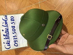 Mũ cối tàu lòng vàng cốt phíp không ngấm nước vải gabadin tô châu 