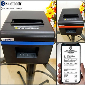 Máy in BLUETOOTH K80 Xprinter XP-N160ii (USB +  BLUETOOTH) in bill , in hóa đơn từ điện thoại và máy tính - Hàng nhập khẩu 