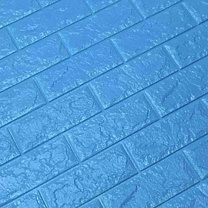bộ 20 Xốp Dán Tường 3D Chịu lực, chống nước, chống ẩm mốc 70x77cm DT26-xanh dương