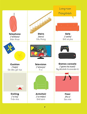 Sách Hello English! - Xin Chào Tiếng Anh!- Từ Điển Tiếng Anh Bằng Hình