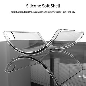 Ốp lưng silicon dẻo trong dành cho iPad Pro 11 inch M4 2024 , chống bụi bẩn có gờ bảo vệ camera - hàng nhập khẩu