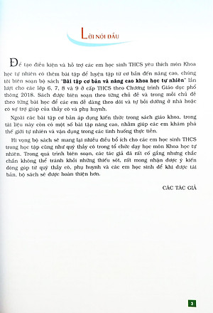 Bài Tập Cơ Bản Và Nâng Cao Khoa Học Tự Nhiên 6