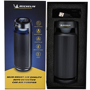 Máy lọc không khí và khử mùi xe hơi Michelin ML-19 - Hàng chính hãng