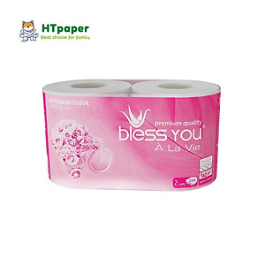 Lốc 10 Cuộn Giấy Vệ Sinh Bless You À La Vie Cao Cấp Mềm Mịn