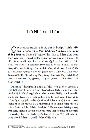 Sách Sự Phát Triển Của Tư Tưởng Ở Việt Nam Từ Thế Kỷ XIX Đến Cách Mạng Tháng Tám - Tập 2