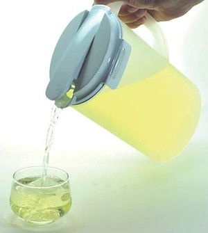 Bình đựng nước nắp khóa  2 chiều  Asvel Cool Square 2L/ 2.7L hàng nội địa Nhật Bản