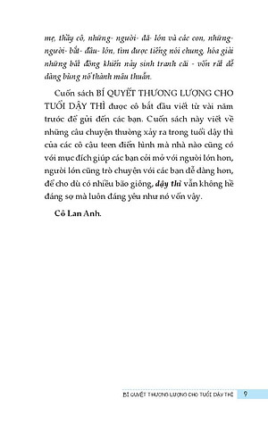 Sách Bí Quyết Thương Lượng Tuổi Dậy Thì