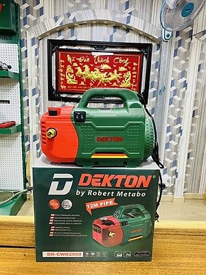 MÁY XỊT RỬA XE CHỈNH ÁP 2950W DEKTON DK-CWR2950 (TẶNG 5M DÂY CẤP NƯỚC TOLSEN 57211)