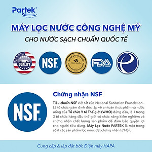 Bộ Lọc Thô PARTEK P1012-PRS 10 inch Cao Cấp Công Nghệ Mỹ Chuẩn NSF - Hàng Chính Hãng - (Cốc Lọc Sinh Hoạt 10in, Lọc Nước Đầu Nguồn, Tiền Xử Lý Nước Sinh Hoạt, Sediment Filter, Pre-treatment 5 micron, P1012PRS P1005-PP PP-CATION)