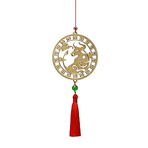 Combo 6D - Bộ 6 dây treo trang trí Tết Khai Lộc Hoàng Kim màu đỏ, trang trí mai, đào