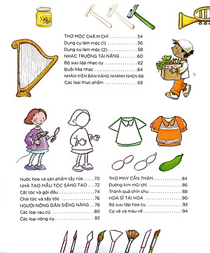 Sách Học Vẽ Bằng Hình Cơ Bản 3 - 100 Mẫu Vẽ Nghề Nghiệp