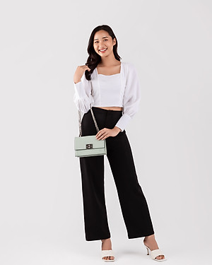 Túi Lata ( Thời trang nữ đi chơi size 21- Túi đeo chéo da HN104 )