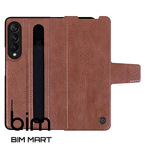 Bao da dành cho Samsung Galaxy Z Fold 3 5G Nillkin Aoge phong cách sang trọng cao cấp kèm khe cắm bút - Hàng Nhập Khẩu