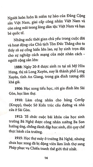 Sách Tôn Đức Thắng Với Phong Trào Công Nhân Sài Gòn Đầu Thế Kỷ XX Đến Năm 1930