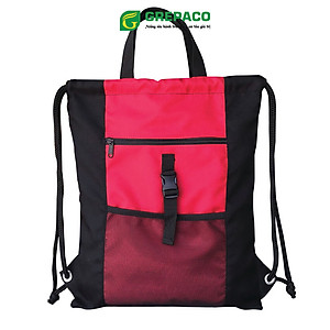 Balo Túi Dây Rút Grepaco Vải Dù Bố Canvas Cao Cấp Chống Thấm Nước Mềm Mịn Phong Cách Thời Trang Hàn Quốc Unisex Nam Nữ Đi Học, Chơi, Du Lịch - Hàng Chính Hãng