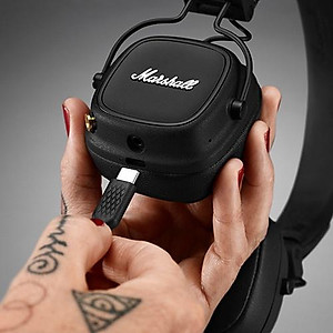 Tai nghe Bluetooth Marshall Major IV - 80 giờ nghe nhạc không dây - Hàng chính hãng