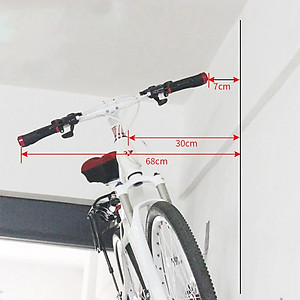 Giá Đỡ Ngang Treo Xe Đạp OWL-01 Ghép Nằm Ngang Lên Vách Tường Hình Cú Mèo Chịu Tải 20 kg Thép Hợp Kim Tiết Kiệm Không Gian Mai Lee