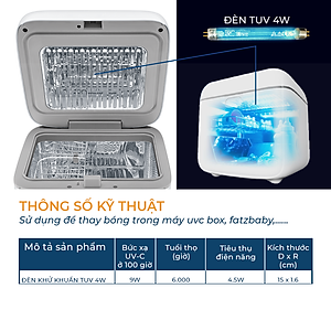 Đèn PHILIPS diệt khuẩn TUV 4W