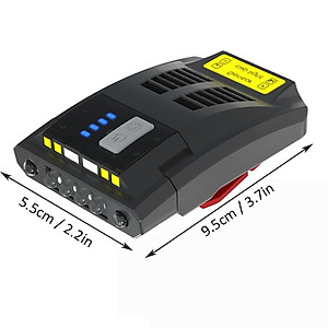 Đèn pha Gồm 10 bóng đèn LED có sạc USB. Khả năng chống nước IPX5 có thể kẹp vào mũ phù hợp đi câu cá, cắm trại