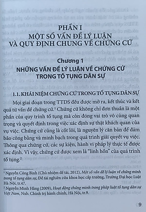 Chứng cứ trong tố tụng dân sự Việt Nam (Sách chuyên khảo)