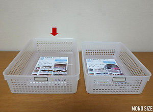 Rổ đựng đồ đa dụng Inomata size A4 - Hàng nội địa Nhật Bản (#Made in Japan)