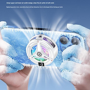 Tản nhiệt sò lạnh Led TL07 Gaming siêu mát cho điện thoại hàng nhập khẩu