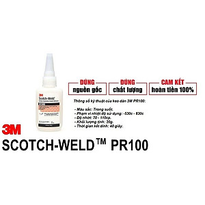 Keo Dán Đa Năng Siêu Dính 3M PR100 Scotch-Weld Plastic & Rubber Instant Adhesive 20g