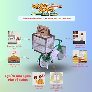 MÔ HÌNH SÀI GÒNTÍ HON - XE BÁNH BAO CHỈ - HR16