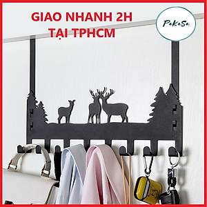 Giá Treo/Móc Treo Cửa 8 Móc Hình Thú Ngỗ Nghĩnh PaKaSa - Hàng Chính Hãng