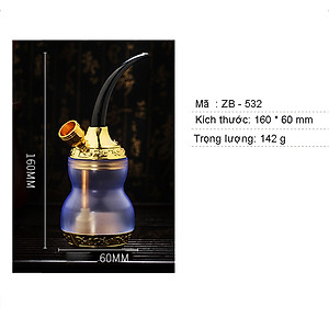 Tẩu Hút Thuốc Lá Sợi, Tẩu Lọc Nước ZB-532 (Giao Màu Ngẫu Nhiên)